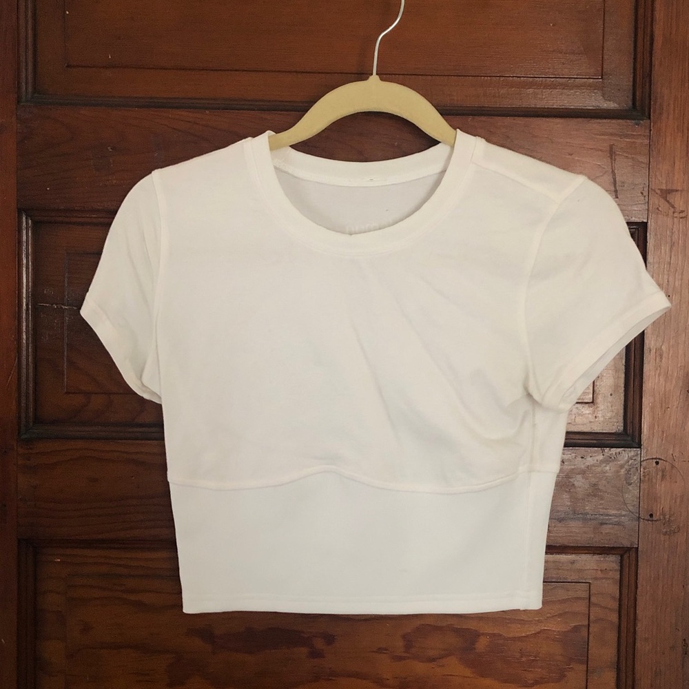 Cropped Lululemon Corset Tee